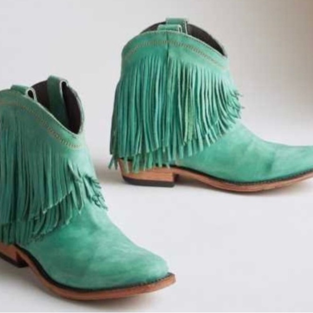 Sundance Turquoise Santa Fe Fringe x Liberty Black